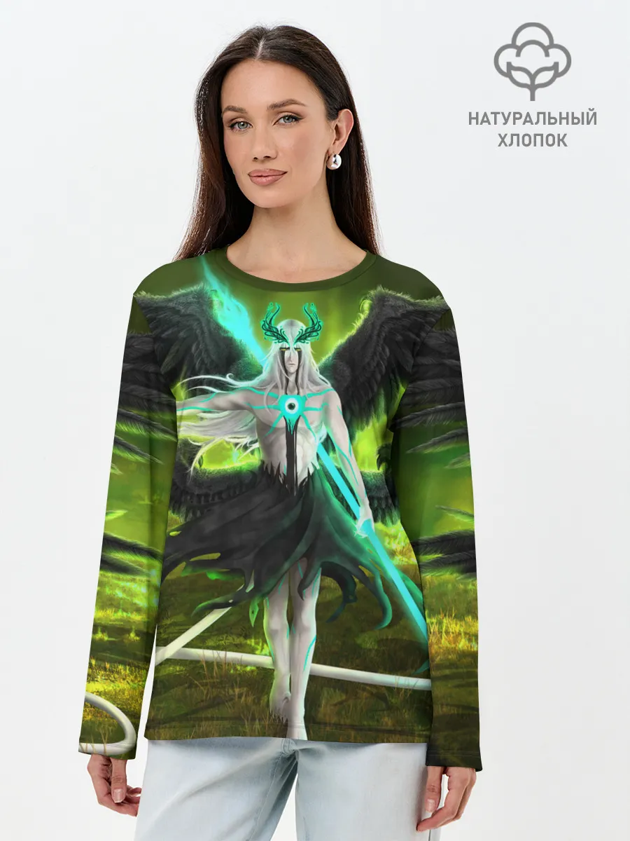 Лонгслив женский. Хлопок / Ulquiorra Schiffer Bleach