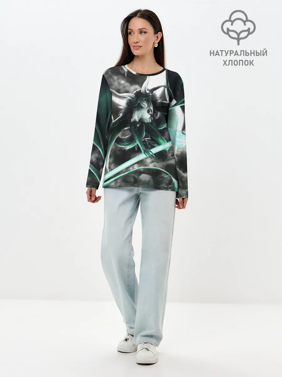 Лонгслив женский. Хлопок / Ulquiorra Schiffer Bleach