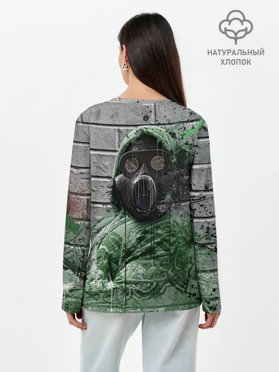 Лонгслив женский. Хлопок / Сталкер | Метро