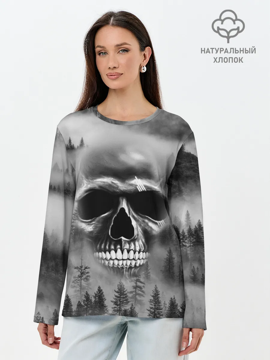 Лонгслив женский. Хлопок / Лесной Дух