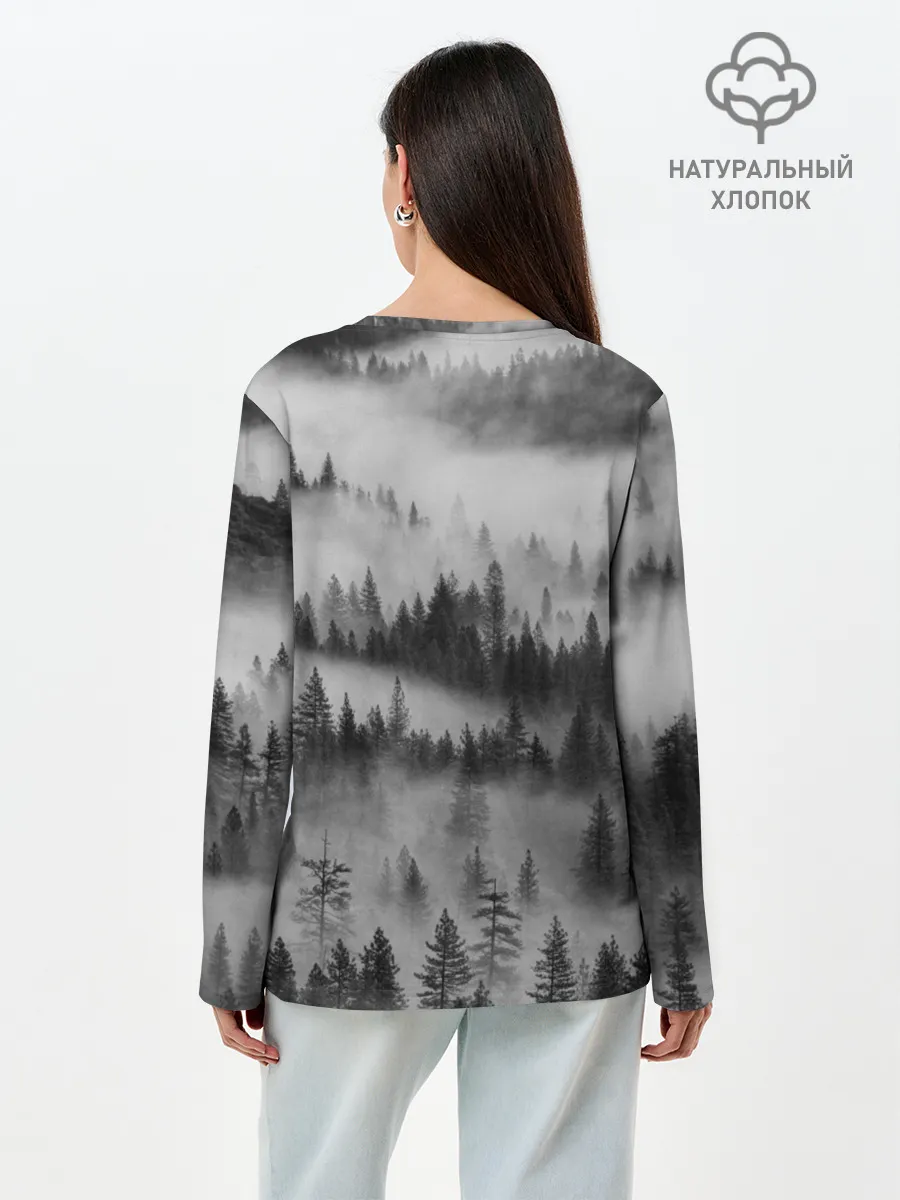 Лонгслив женский. Хлопок / Лесной Дух