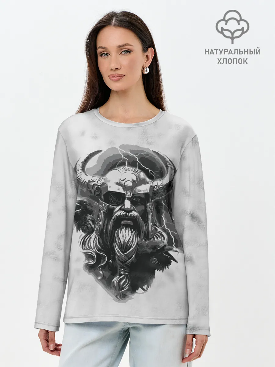 Лонгслив женский. Хлопок / Экспансия Викинга