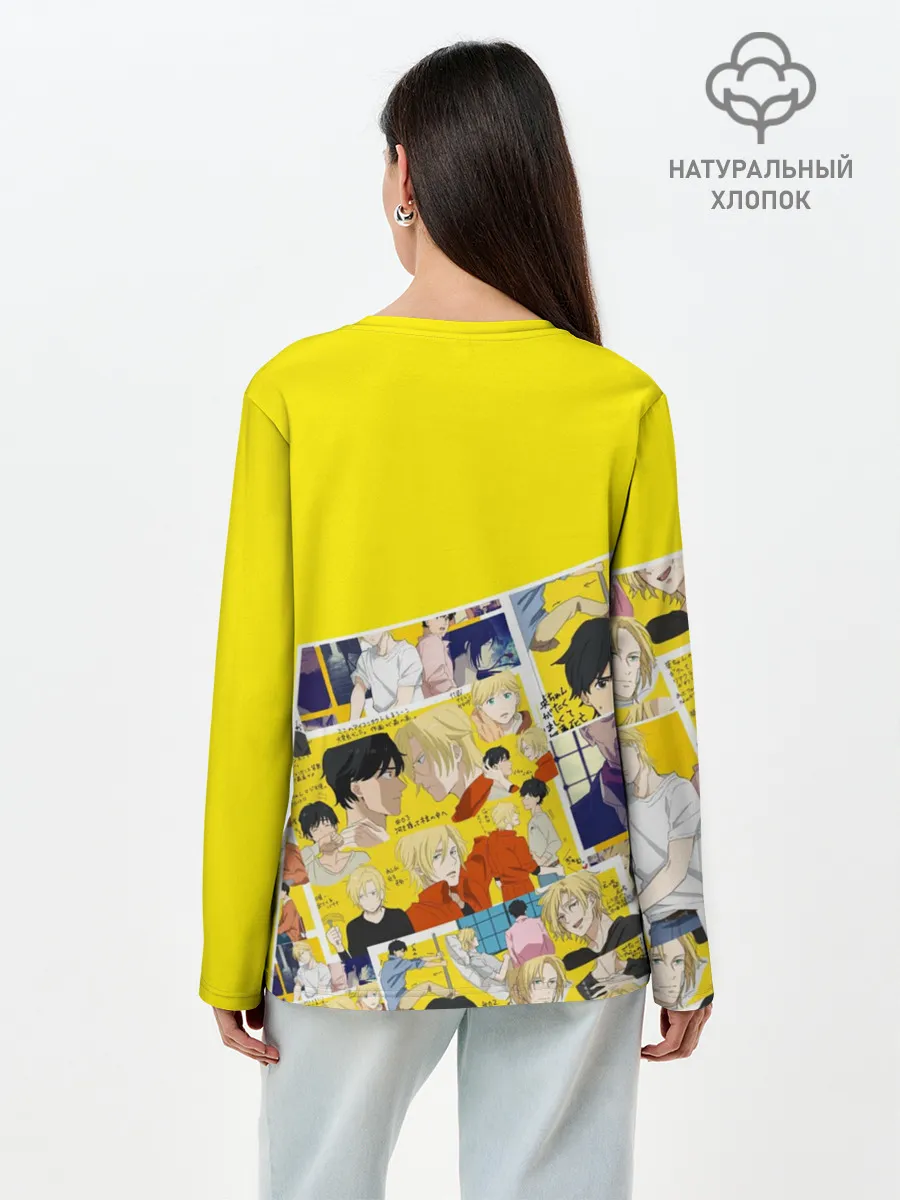 Лонгслив женский. Хлопок / Banana Fish