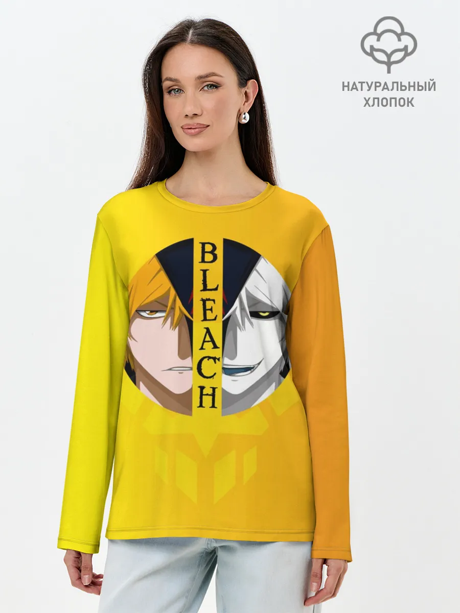 Лонгслив женский. Хлопок / Хичиго Bleach