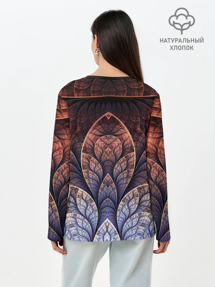 Лонгслив женский. Хлопок / LOTUS