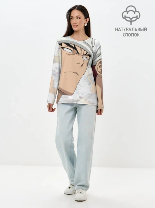 Лонгслив женский. Хлопок / Bleach Anime Abarai Renji