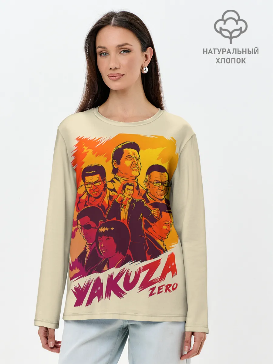 Лонгслив женский. Хлопок / Ykuza Zero