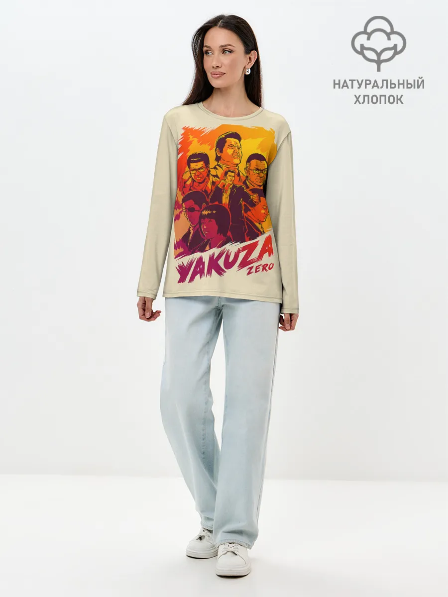 Лонгслив женский. Хлопок / Ykuza Zero
