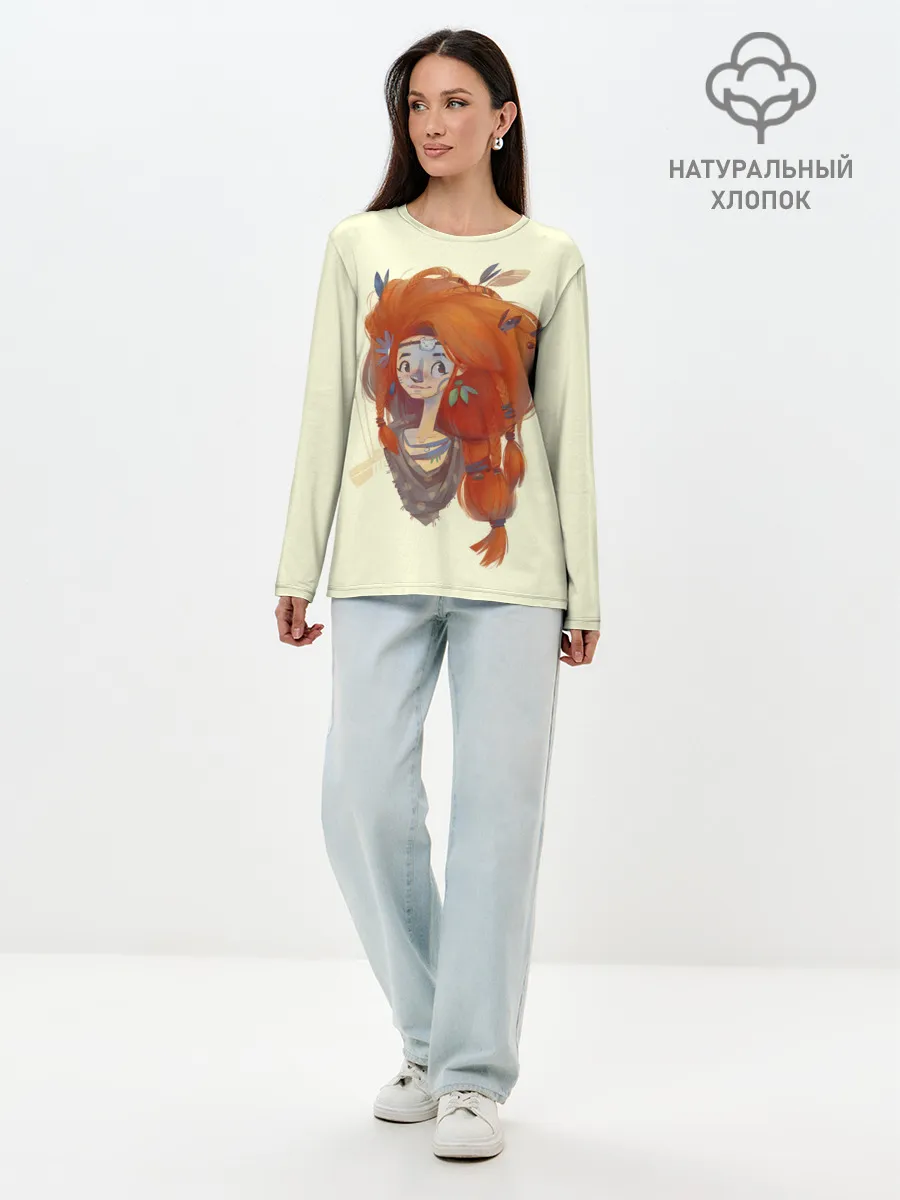 Лонгслив женский. Хлопок / Art Eloy