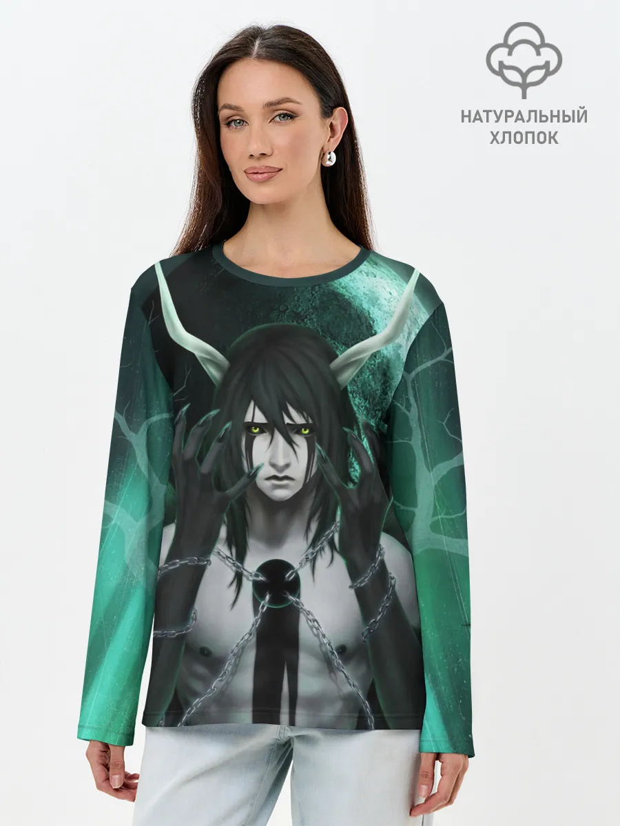 Лонгслив женский. Хлопок / Ulquiorra Schiffer Bleach