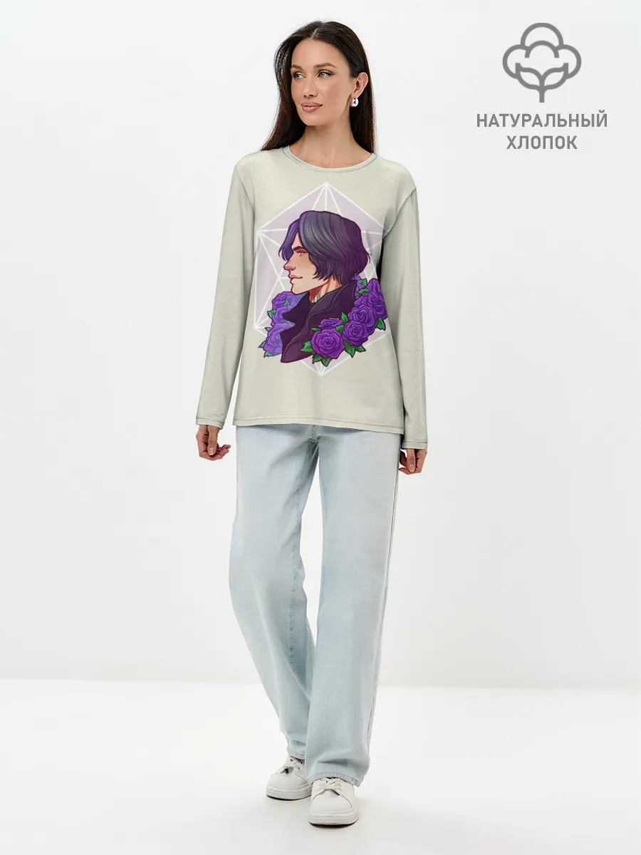 Лонгслив женский. Хлопок / Ви | DMC