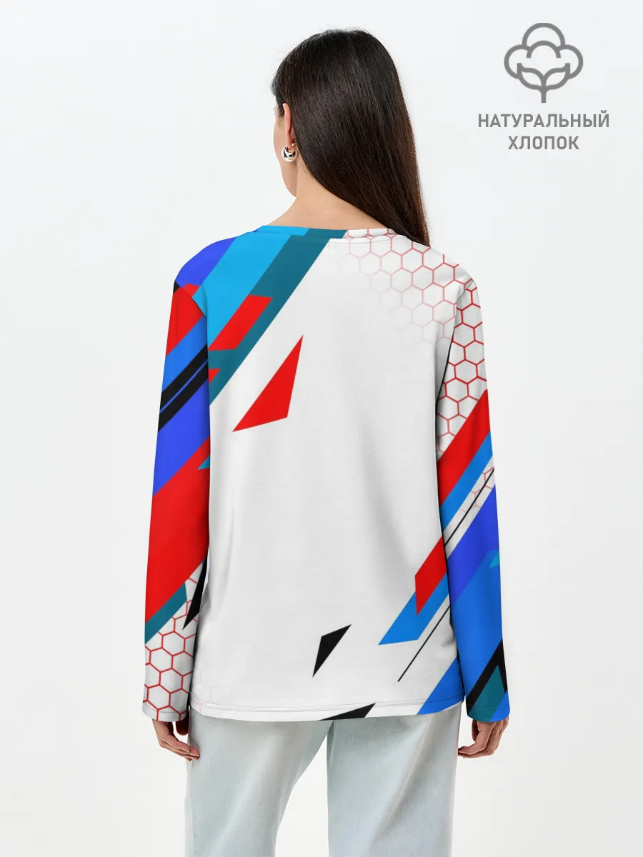 Лонгслив женский. Хлопок / AUDI / АУДИ / SPORT