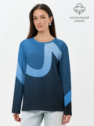 Лонгслив женский. Хлопок / WAVE