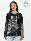 Лонгслив женский. Хлопок / WILD / ДИКИЙ