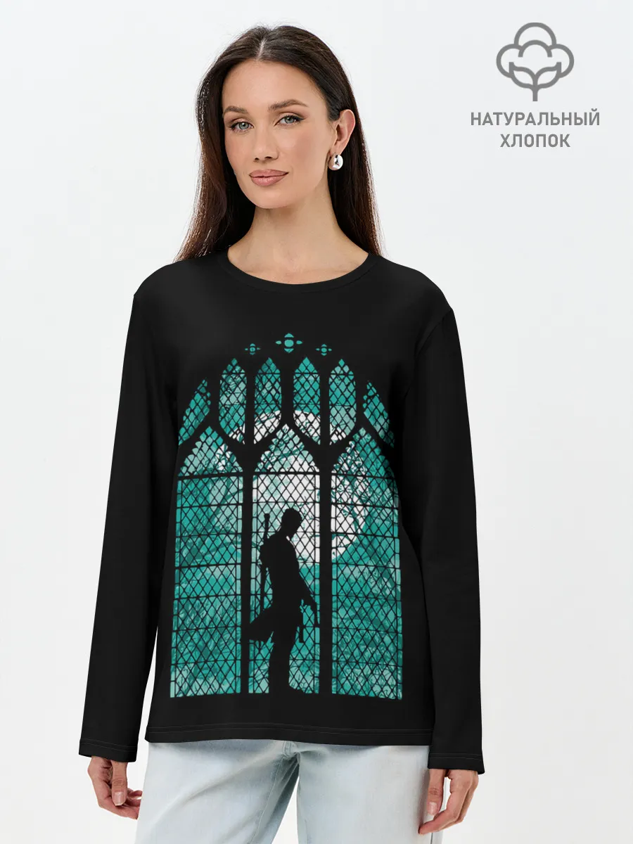 Лонгслив женский. Хлопок / Shadow of Dante