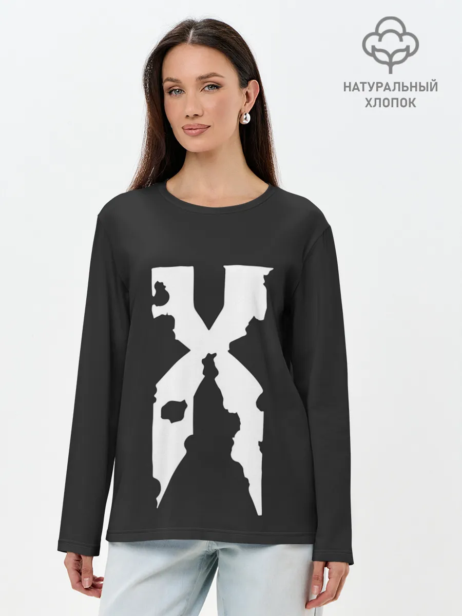 Лонгслив женский. Хлопок / The X