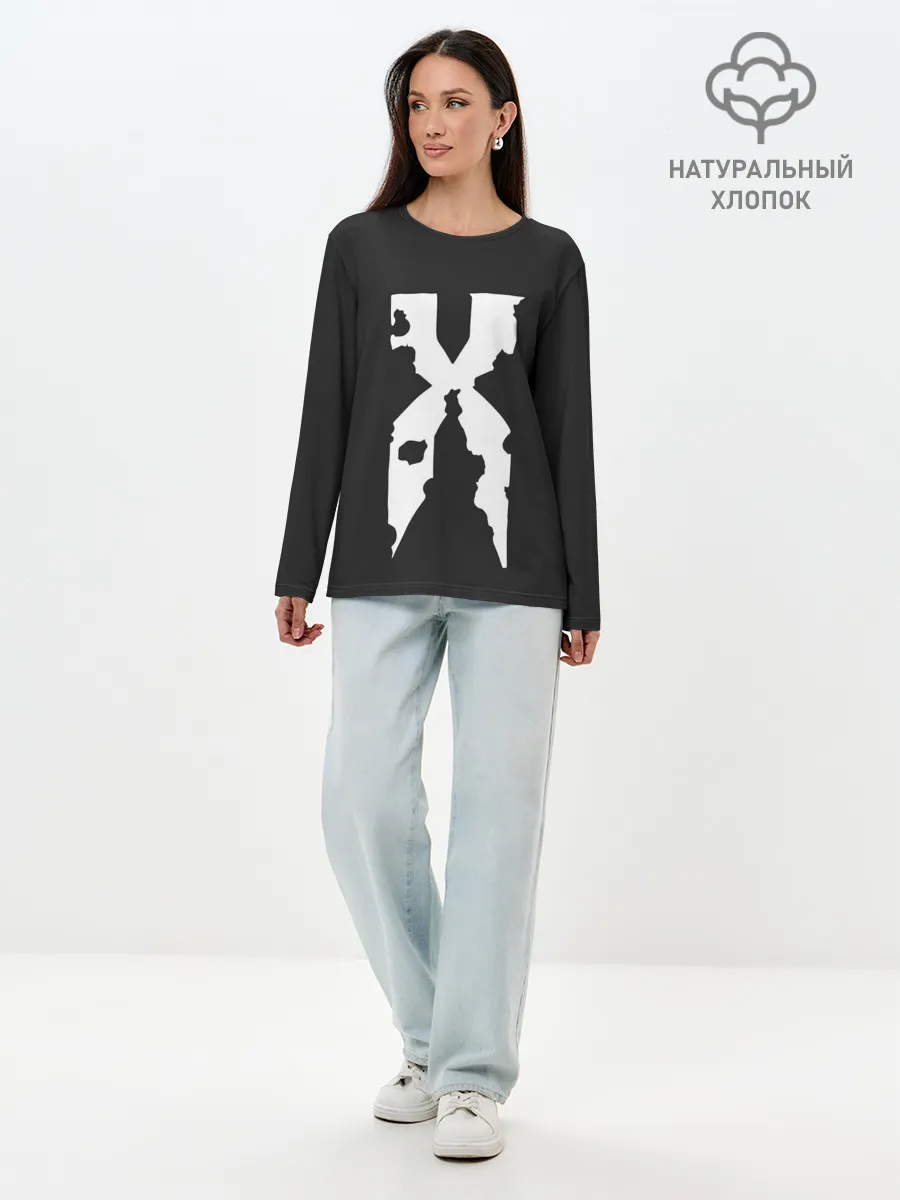 Лонгслив женский. Хлопок / The X