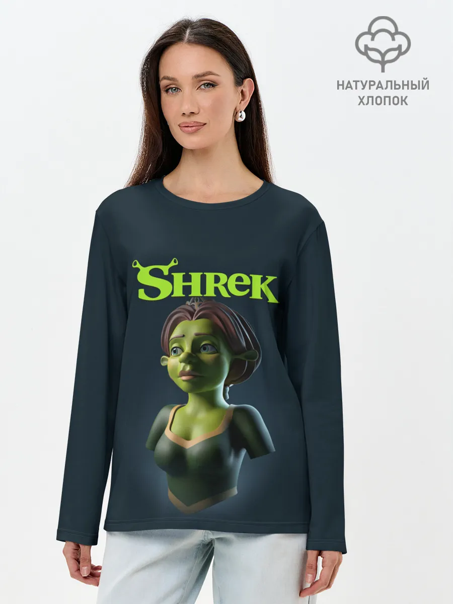 Лонгслив женский. Хлопок / Fiona | Фиона