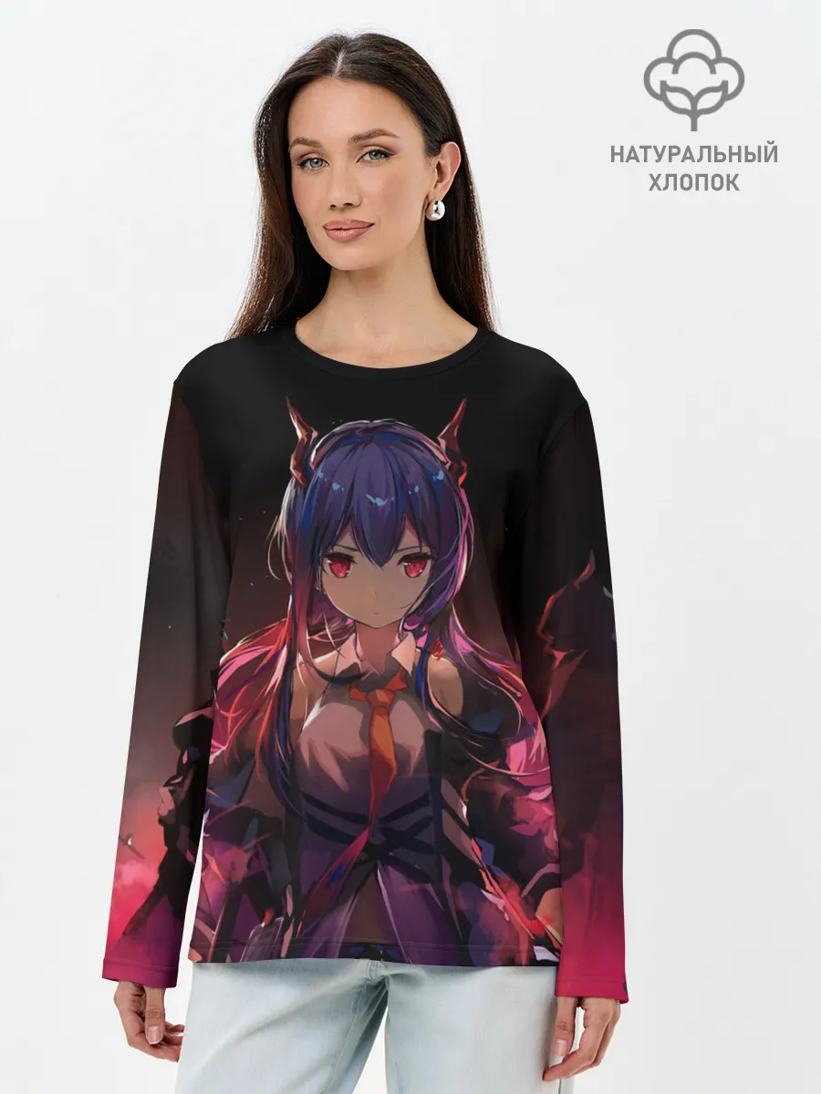 Лонгслив женский. Хлопок / Wawazi Arknights