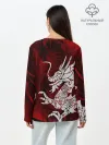 Лонгслив женский. Хлопок / Chinese Dragon