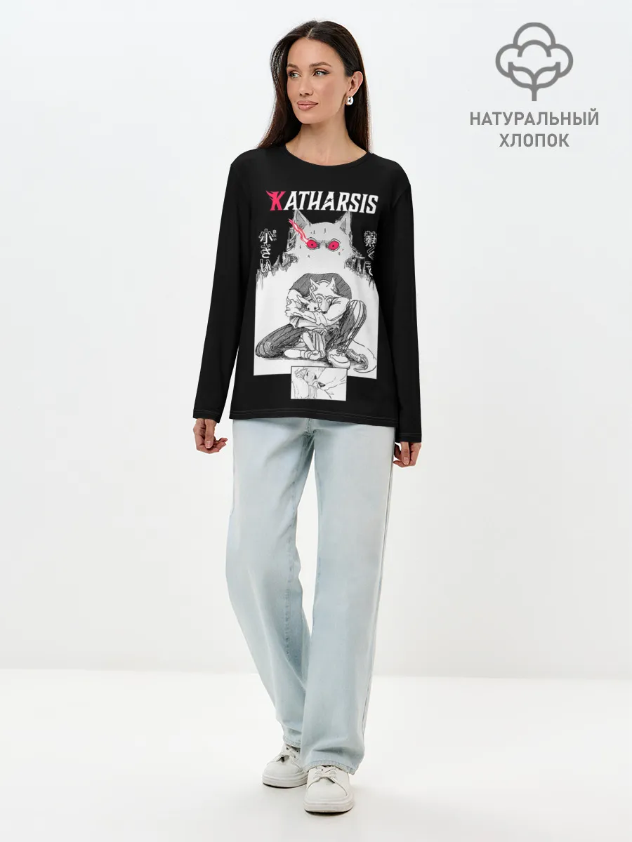Лонгслив женский. Хлопок / Katharsis | Beastars