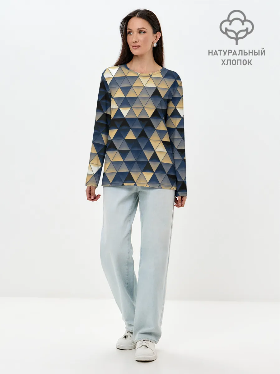 Лонгслив женский. Хлопок / MOZZY