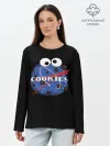 Лонгслив женский. Хлопок / Cookies