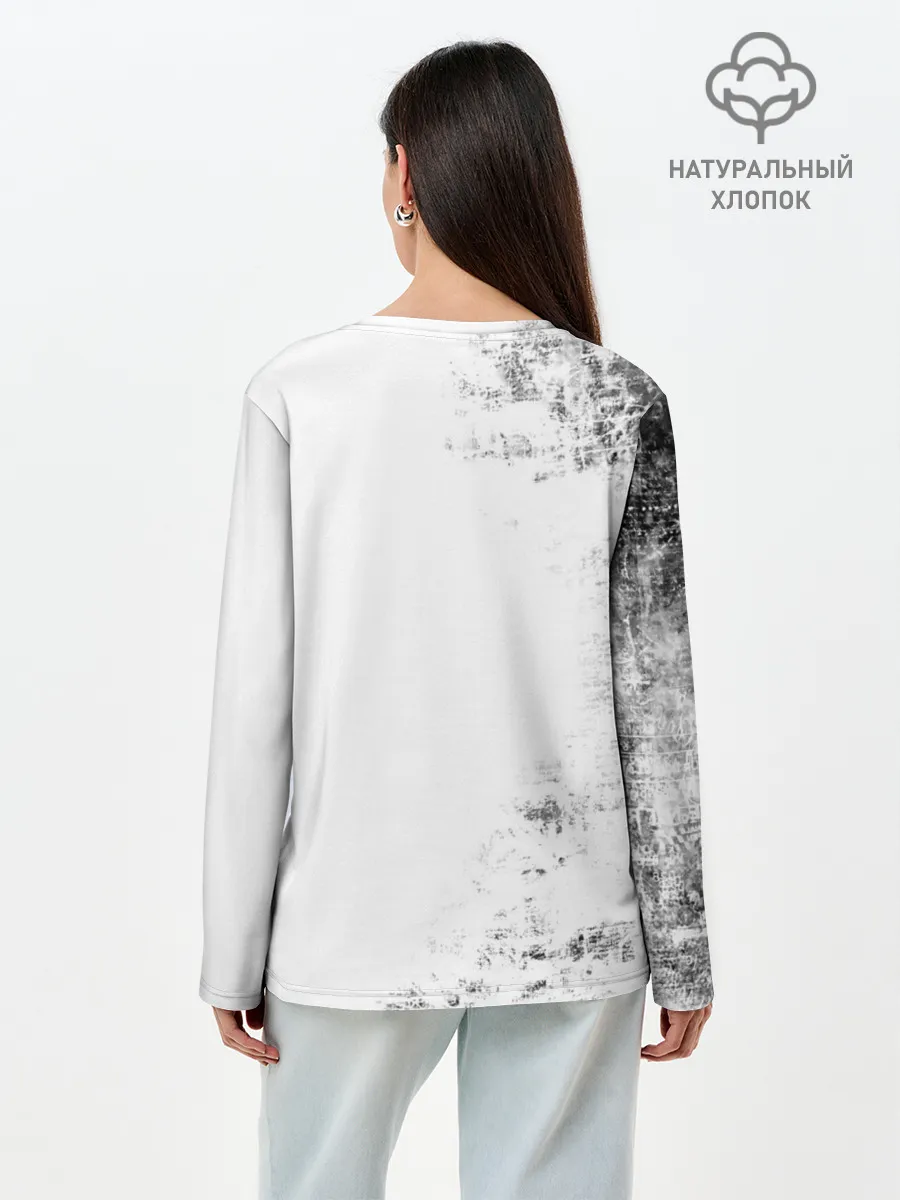 Лонгслив женский. Хлопок / Клинок, рассекающий демонов ГЕРОИ