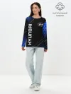 Лонгслив женский. Хлопок / HYUNDAI / ХЕНДАЙ / ЛИНИИ