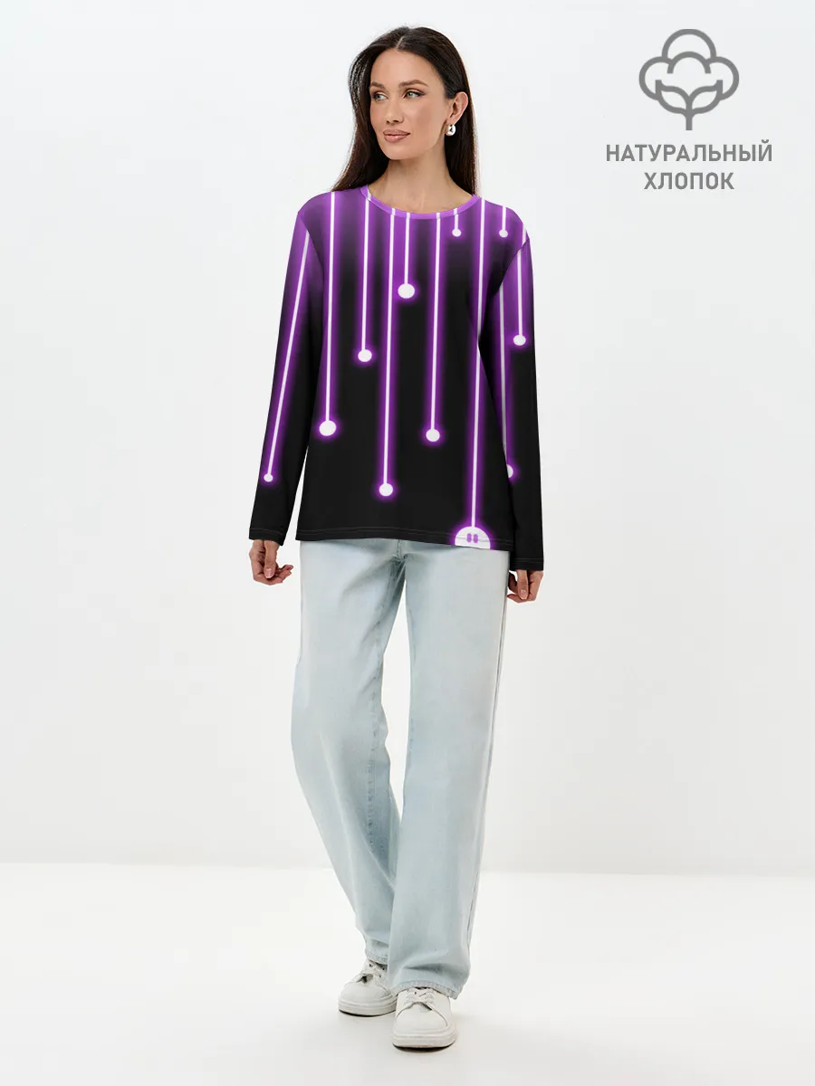 Лонгслив женский. Хлопок / LIGHT