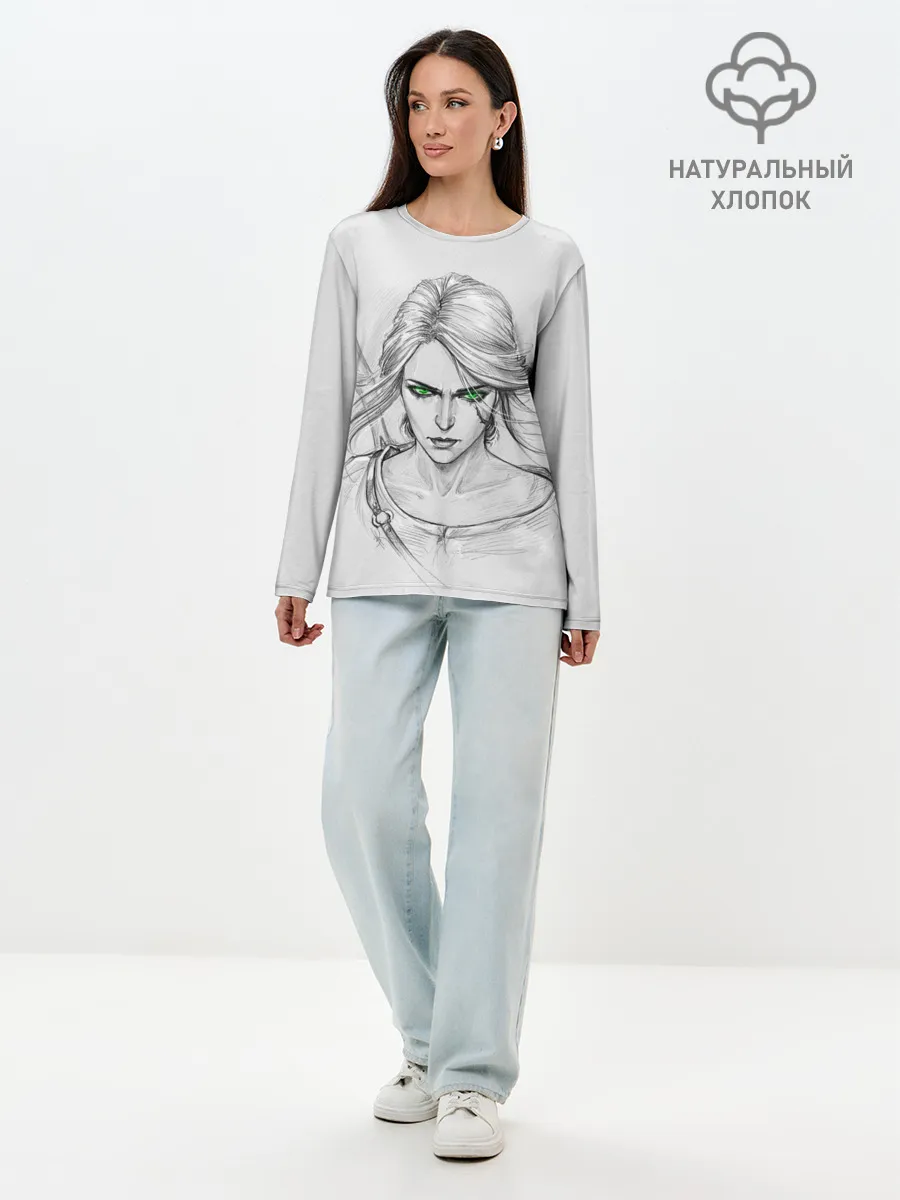 Лонгслив женский. Хлопок / Цири