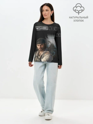 Лонгслив женский. Хлопок / Days Gone