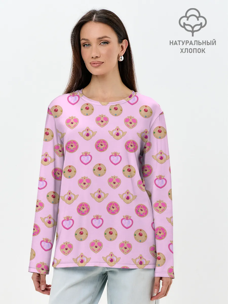 Лонгслив женский. Хлопок / Sailor Moon