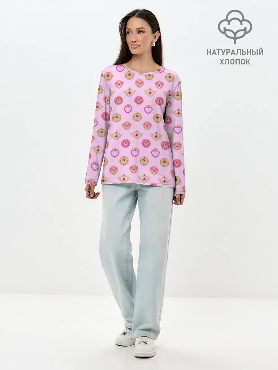 Лонгслив женский. Хлопок / Sailor Moon