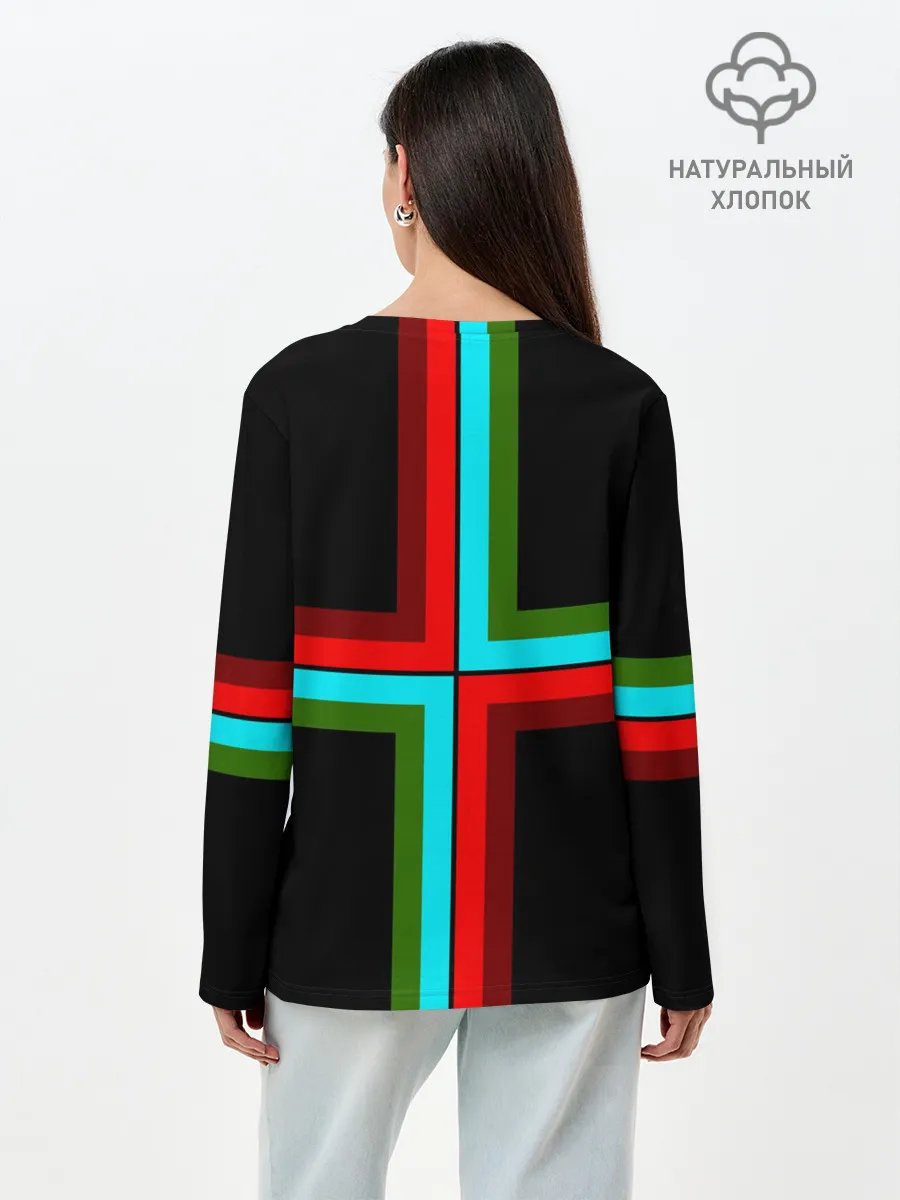 Лонгслив женский. Хлопок / Сборная Португалии