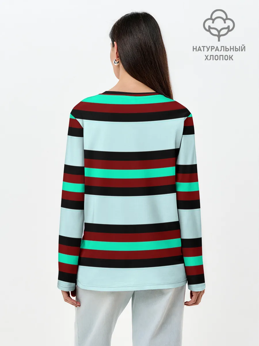 Лонгслив женский. Хлопок / Сборная Португалии.