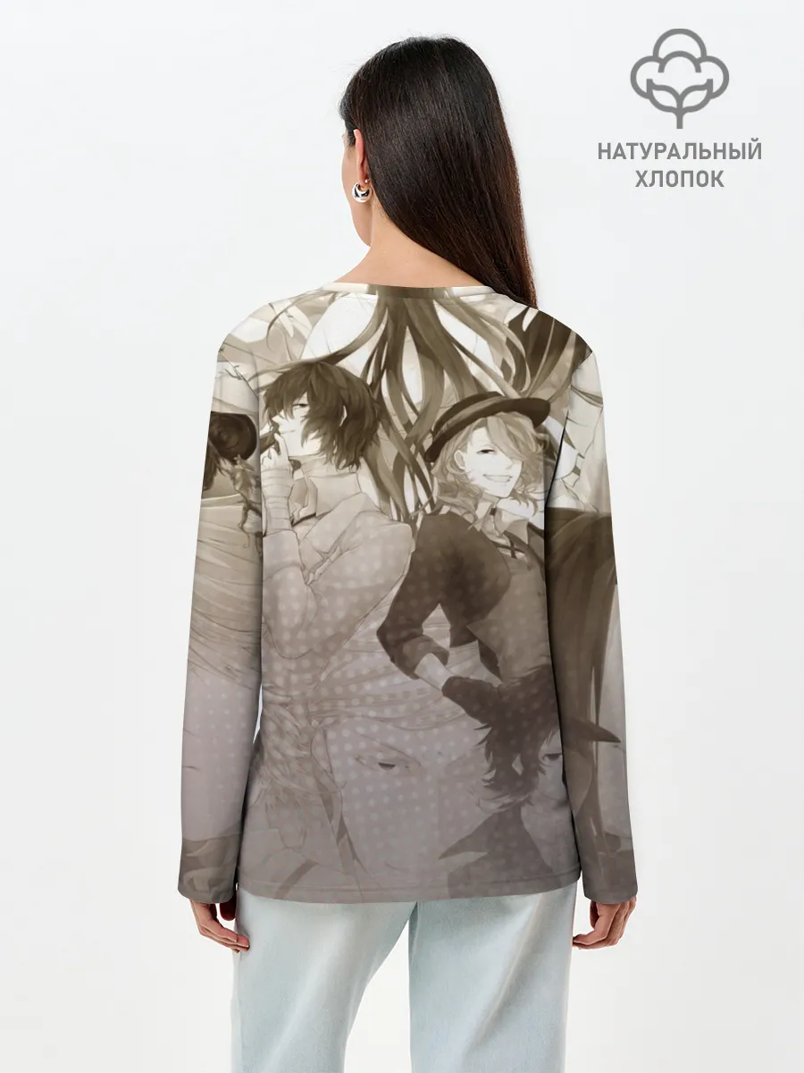 Лонгслив женский. Хлопок / Чуя Накахара