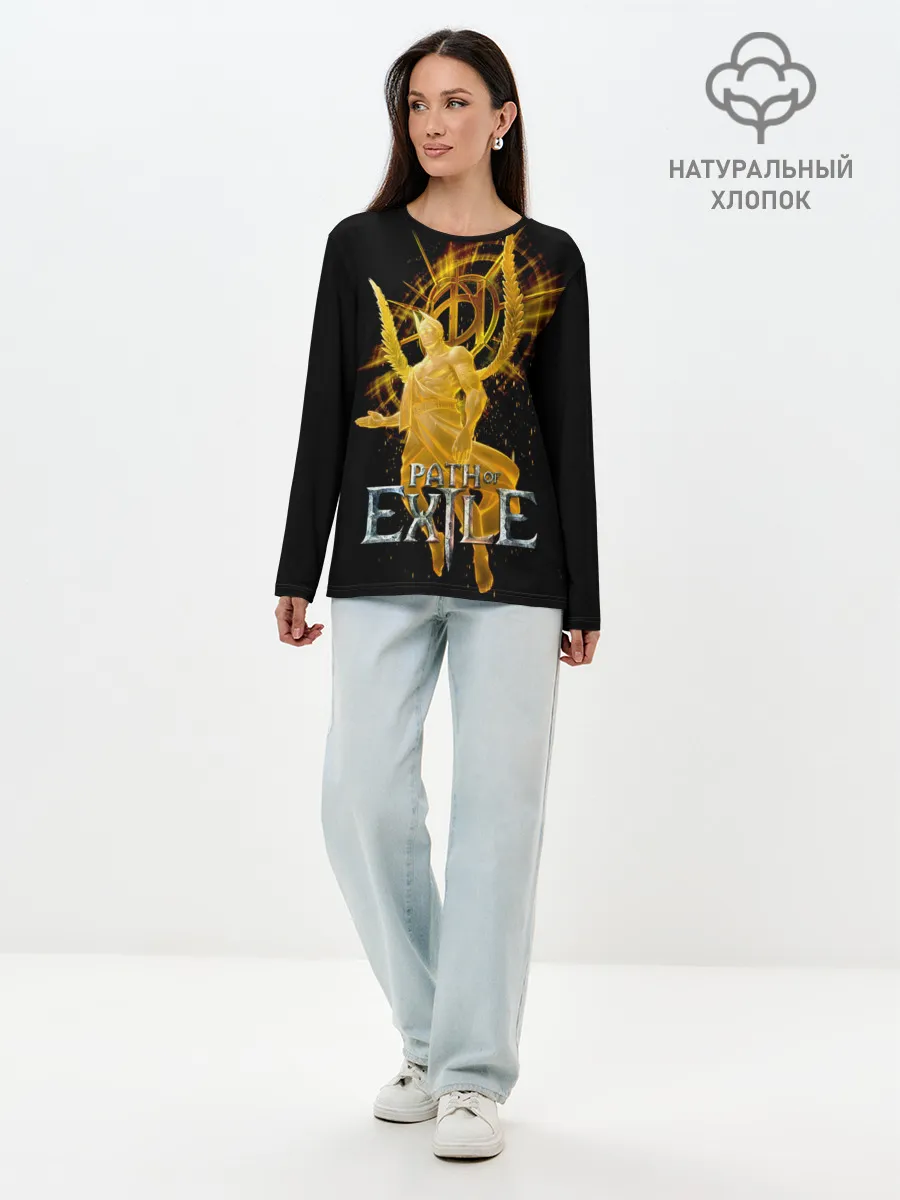 Лонгслив женский. Хлопок / Path of Exile