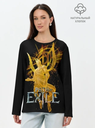 Лонгслив женский. Хлопок / Path of Exile