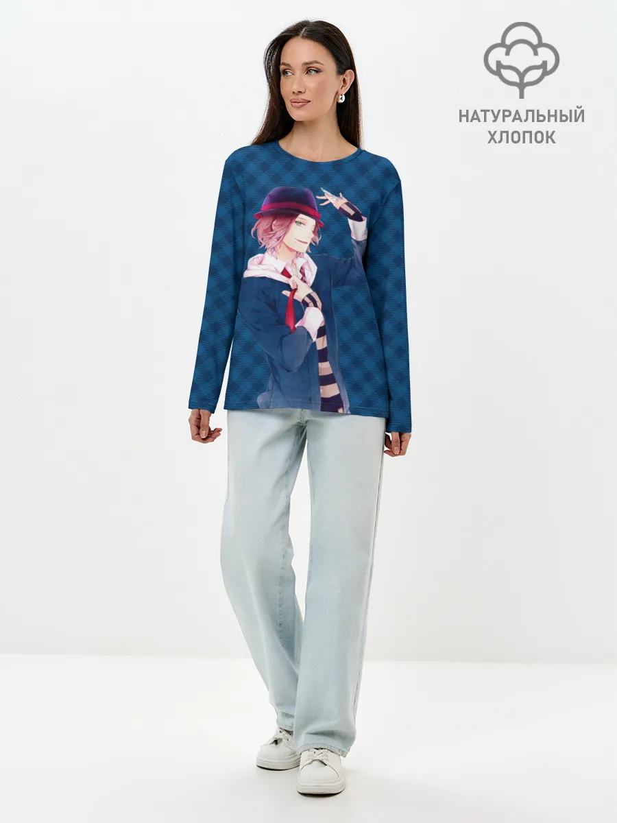 Лонгслив женский. Хлопок / Чуя Накахара