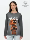 Лонгслив женский. Хлопок / Love, Death and Robots | K-VRC