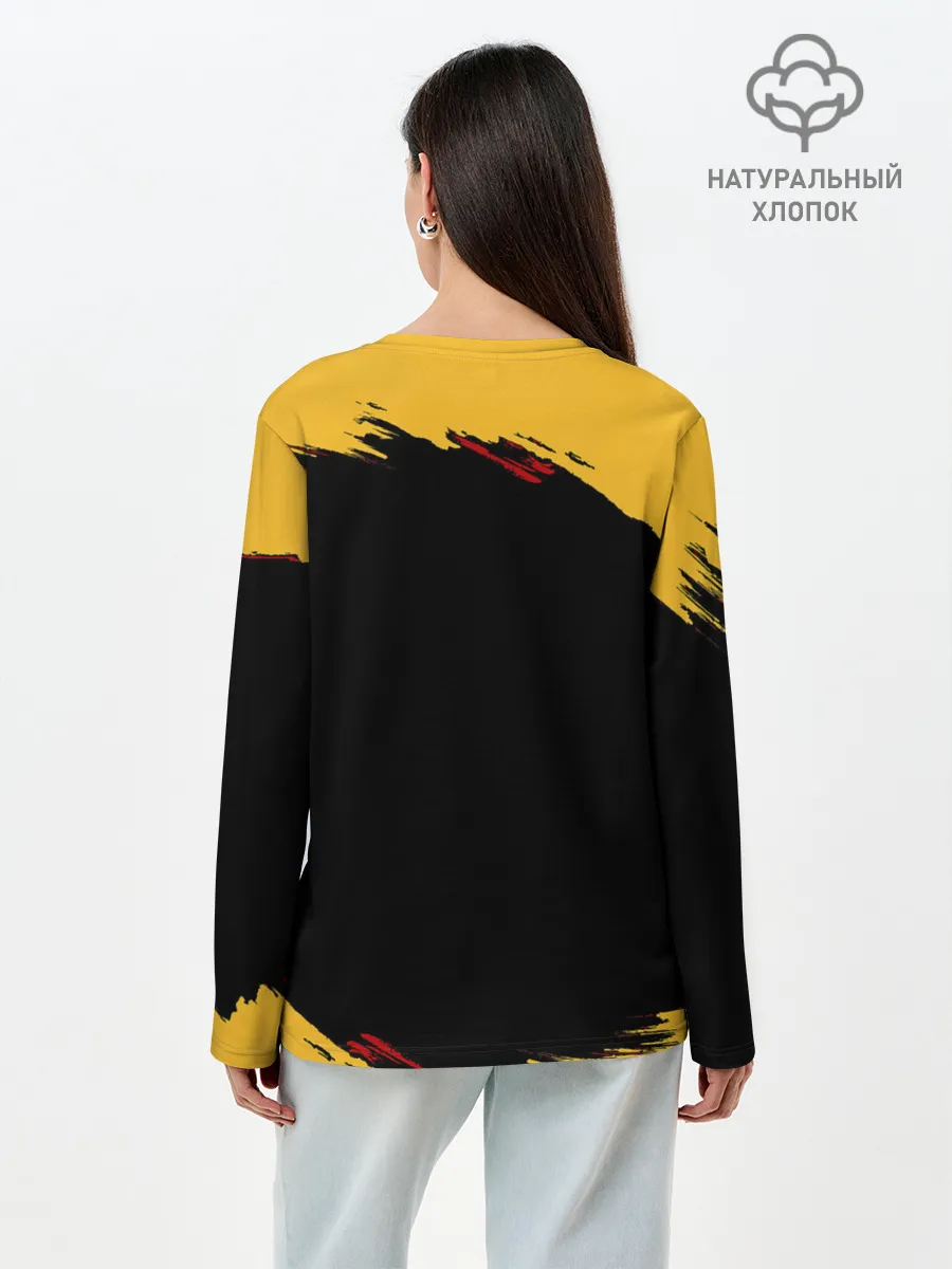 Лонгслив женский. Хлопок / Иноске Хашибира Kimetsu no Yaiba