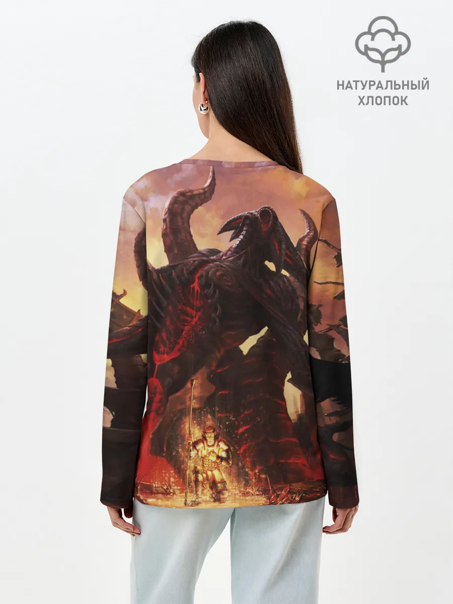 Лонгслив женский. Хлопок / Path of Exile