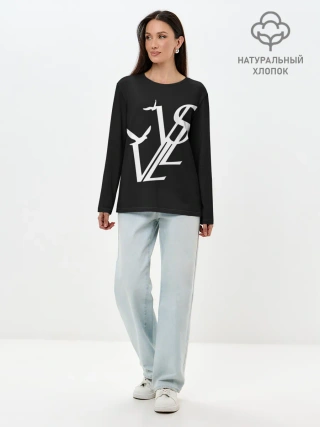 Лонгслив женский. Хлопок / Soda Luv