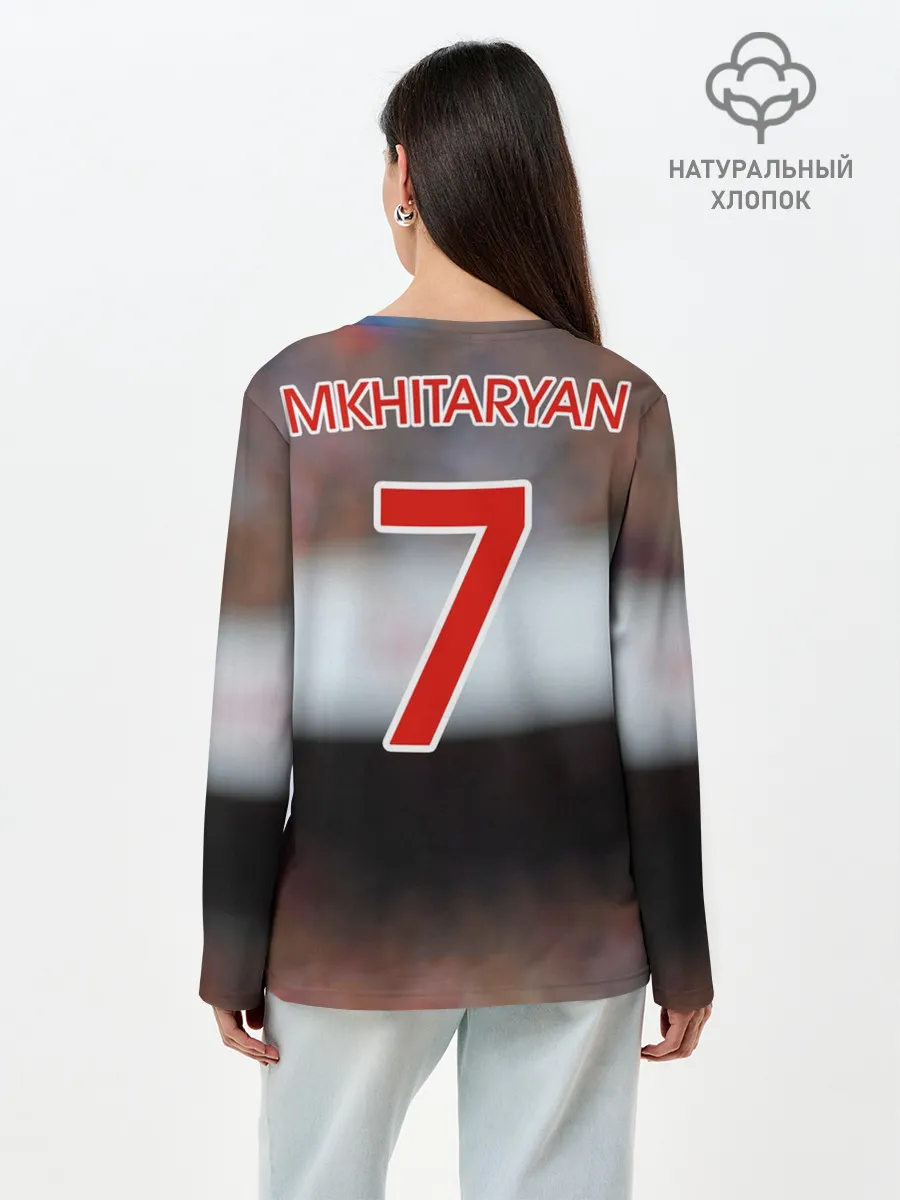 Лонгслив женский. Хлопок / H. Mkhitaryan | Arsenal
