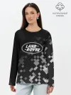 Лонгслив женский. Хлопок / LAND ROVER ГОРОДСКОЙ КАМУФЛЯЖ