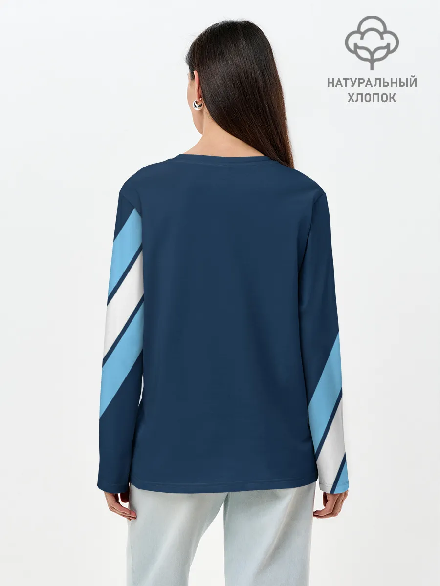 Лонгслив женский. Хлопок / Сборная Аргентины