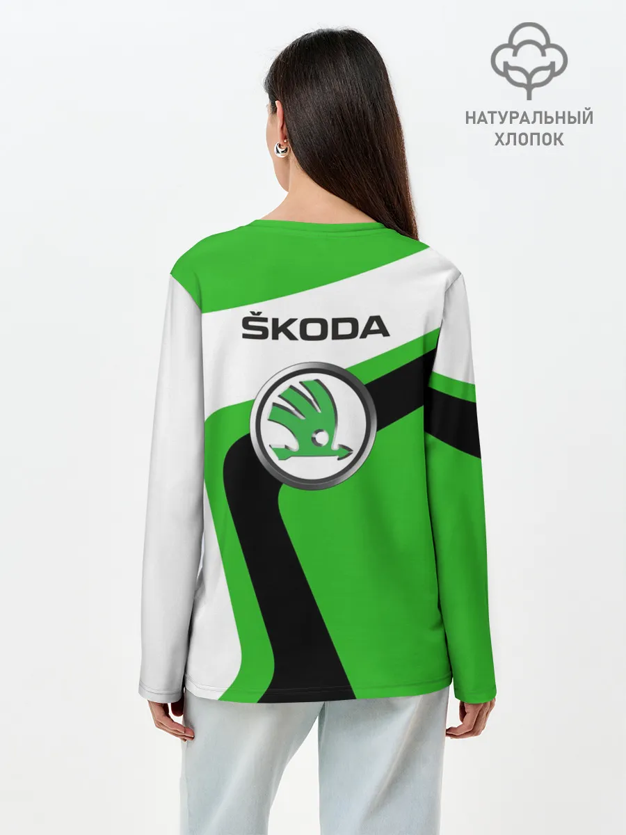 Лонгслив женский. Хлопок / Skoda