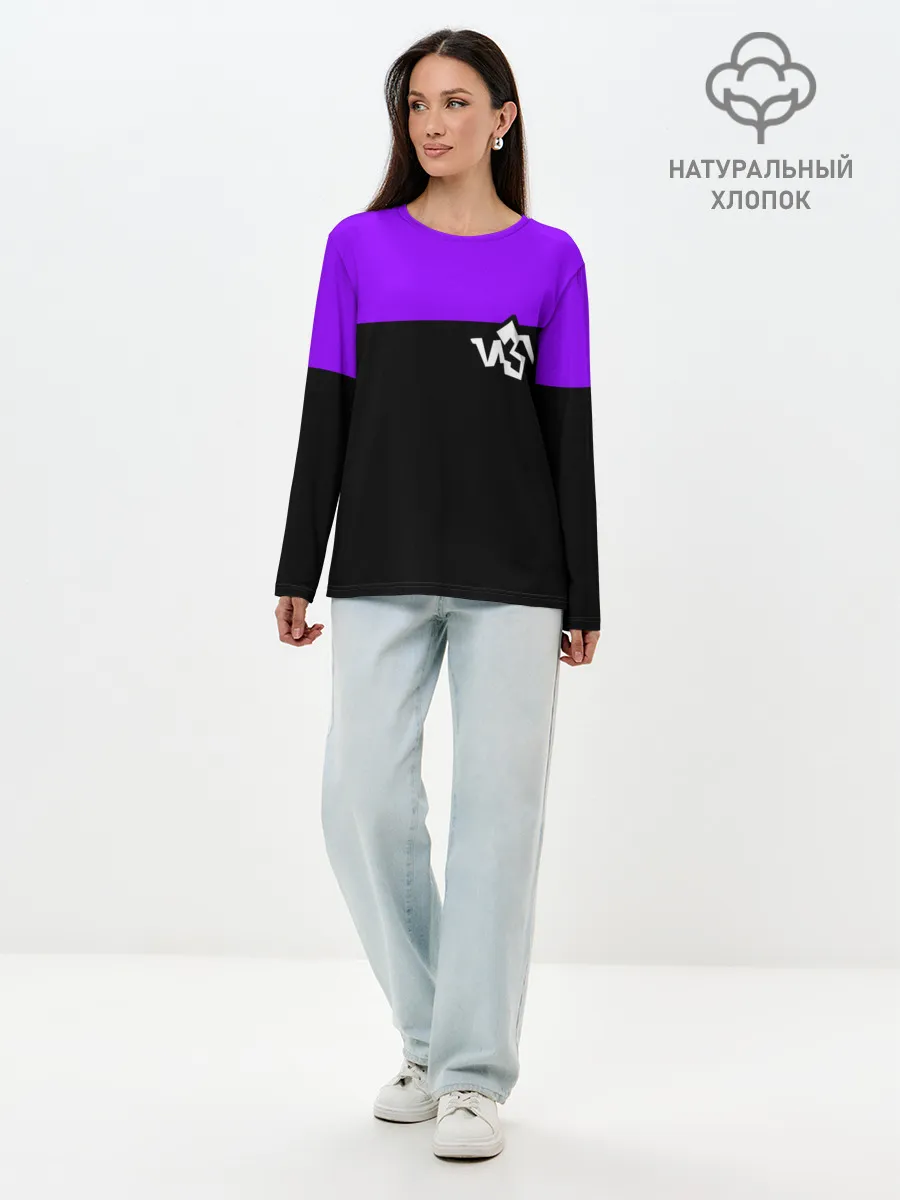 Лонгслив женский. Хлопок / ИЗИ | EASY