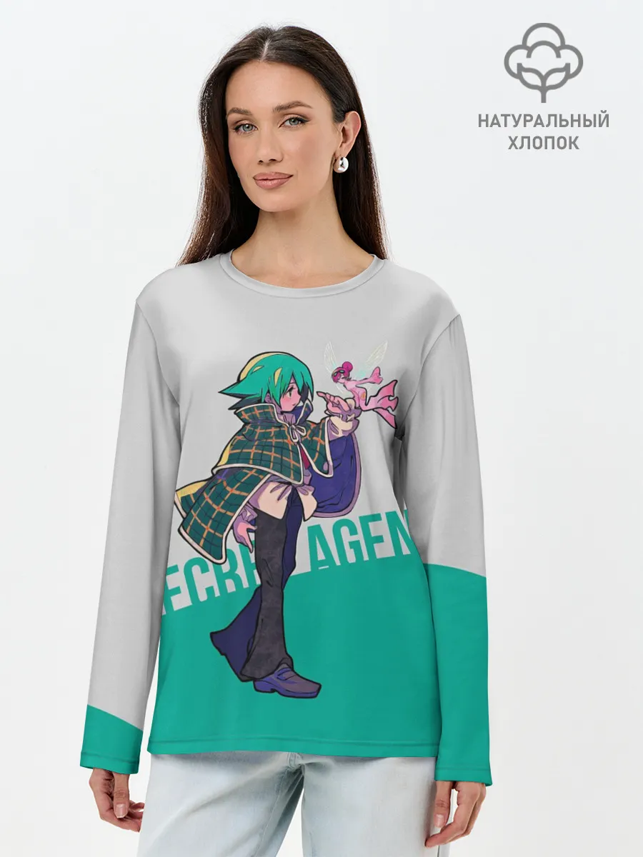 Лонгслив женский. Хлопок / Secret agent